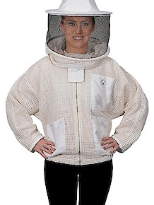 Humble Bee 320-Aerated Beekeeping Jacket w/Round Veil